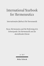 International Yearbook for Hermeneutics / Internationales Jahrbuch für Hermeneutik