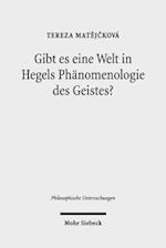 Gibt es eine Welt in Hegels Phänomenologie des Geistes?