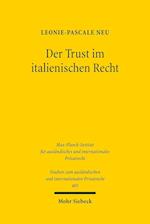 Der Trust im italienischen Recht