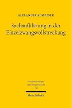 Sachaufklärung in der Einzelzwangsvollstreckung