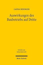 Auswirkungen des Baubetriebs auf Dritte