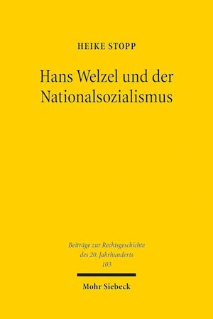 Hans Welzel und der Nationalsozialismus