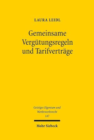 Gemeinsame Vergütungsregeln und Tarifverträge