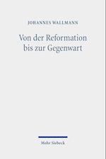 Von der Reformation bis zur Gegenwart
