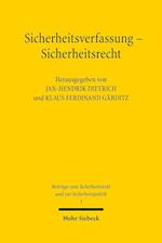 Sicherheitsverfassung - Sicherheitsrecht