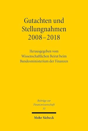 Gutachten und Stellungnahmen 2008-2018