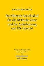 Der Oberste Gerichtshof für die Britische Zone und die Aufarbeitung von NS-Unrecht