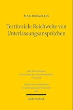 Territoriale Reichweite von Unterlassungsansprüchen