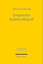 Europäischer Rechtskraftbegriff