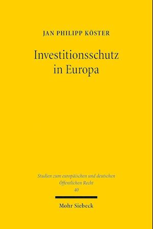 Investitionsschutz in Europa