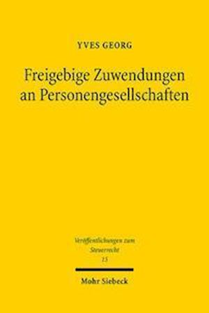 Freigebige Zuwendungen an Personengesellschaften