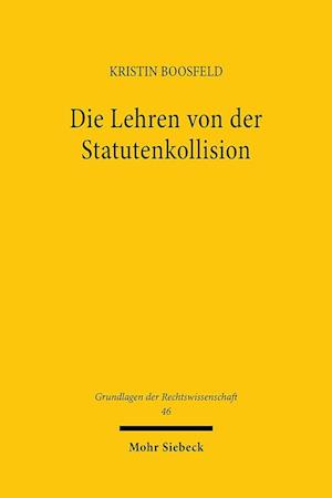 Die Lehren von der Statutenkollision