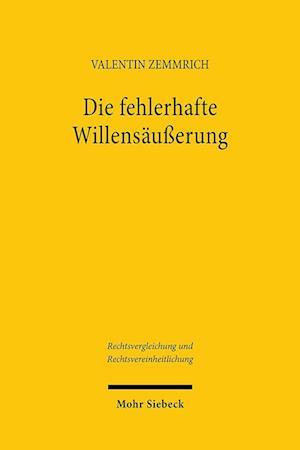 Die fehlerhafte Willensausserung