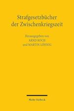 Strafgesetzbücher der Zwischenkriegszeit