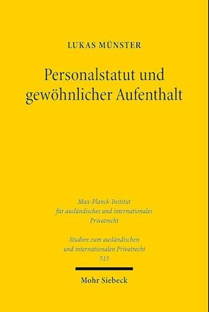 Personalstatut und gewöhnlicher Aufenthalt