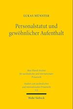 Personalstatut und gewöhnlicher Aufenthalt