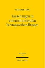 Täuschungen in unternehmerischen Vertragsverhandlungen