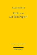 Recht nur auf dem Papier?