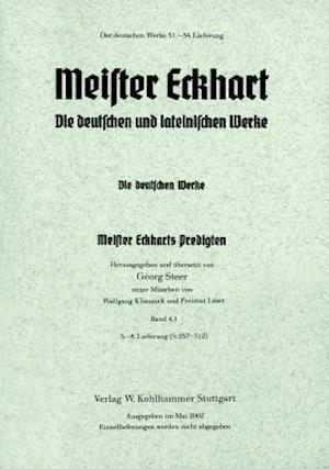 Meister Eckhart. Deutsche Werke Band 4,1