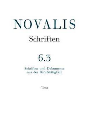 Novalis. Schriften 6/3