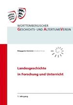 Landesgeschichte in Forschung Und Unterricht 1. Jahrgang