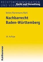 Vetter, E: Nachbarrecht Baden-Württemberg