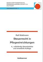 Steuerrecht in Pflegeeinrichtungen