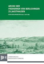 Archiv Der Freiherren Von Berlichingen Zu Jagsthausen