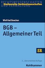BGB - Allgemeiner Teil