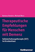 Therapeutische Empfehlungen für Menschen mit Demenz