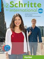 Schritte international Neu 1+2. 5 Audio-CDs und 1 DVD zum Kursbuch. Medienpaket