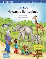 Im Zoo. Kinderbuch Deutsch-Türkisch