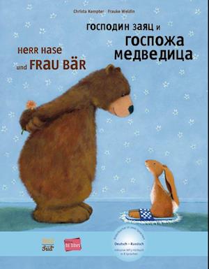 Herr Hase & Frau Bär. Kinderbuch Deutsch-Russisch