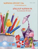 Normans erster Tag im Dinokindergarten. Kinderbuch Deutsch-Türkisch