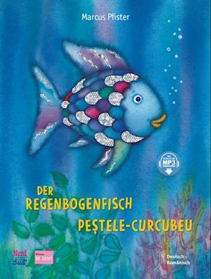 Der Regenbogenfisch. Kinderbuch Deutsch-Rumänisch