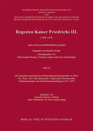 Regesten Kaiser Friedrichs III.