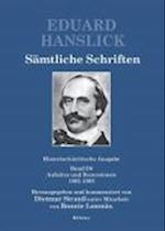 Eduard Hanslick. Sämtliche Schriften. Historisch-kritische Ausgabe