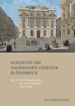 Geschichte Der Italienischen Literatur in Osterreich