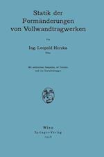 Statik Der Formänderungen Von Vollwandtragwerken