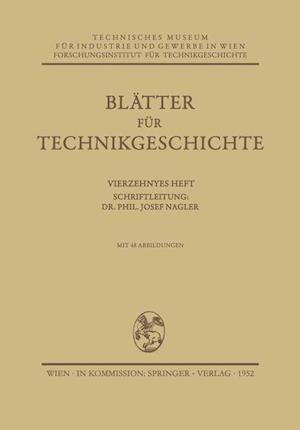 Blätter Für Technikgeschichte