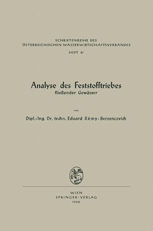 Analyse Des Feststofftriebes Fließender Gewässer