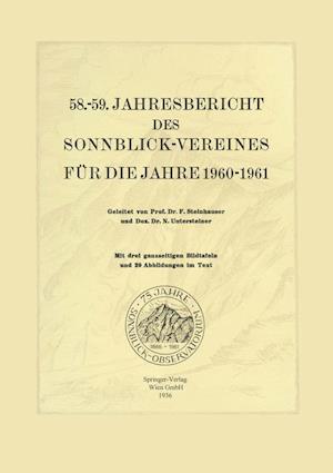 58.–59. Jahresbericht des Sonnblick-Vereines für die Jahre 1960–1961