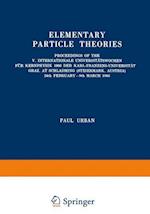 Elementary Particle Theories
