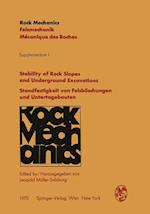 Stability of Rock Slopes and Underground Excavations / Standfestigkeit von Felsböschungen und Untertagebauten