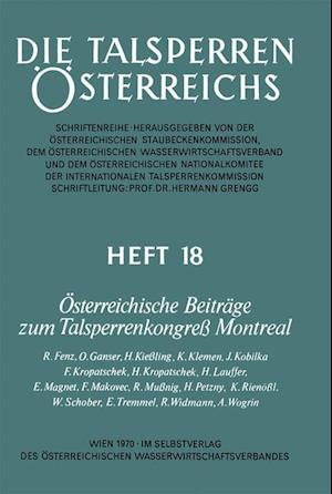 Österreichische Beiträge Zum Talsperrenkongreß Montreal