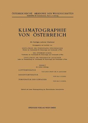 Klimatographie Von Österreich