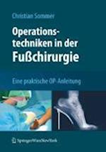 Operationstechniken in der Fußchirurgie
