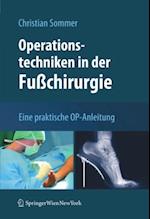 Operationstechniken in der Fußchirurgie