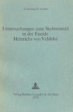 Untersuchungen Zum Stabreimstil in Der Eneide Heinrichs Von Veldeke