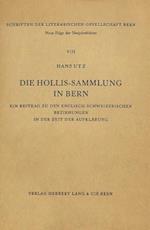 Die Hollis-Sammlung in Bern